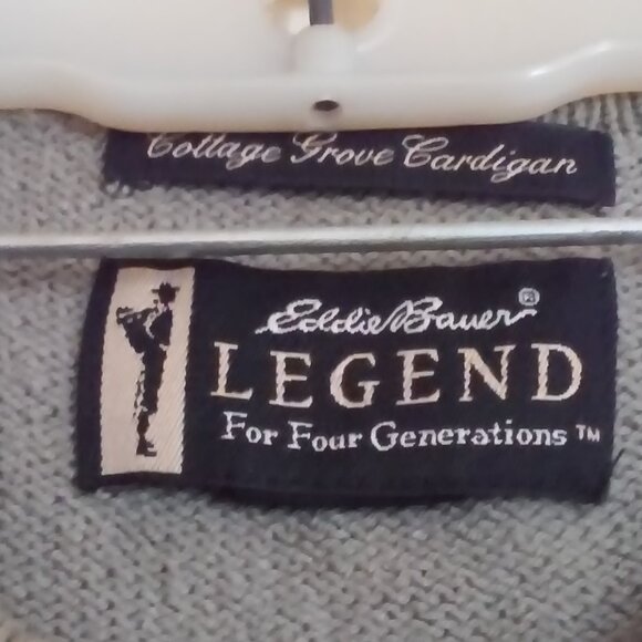 Vintage Eddie Bower Cottage Grove Cardigan Perfect Condition 24" Long 21" Pit to - Picture 3 of 5